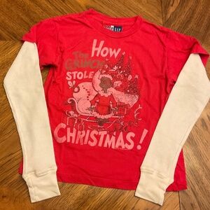 How the Grinch Stole Christmas long sleeve tee - kids size XS (4-5)